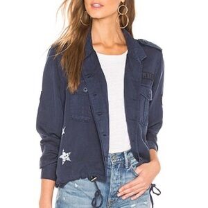 Rails M Grant Military-Style Bomber Jacket - Indigo